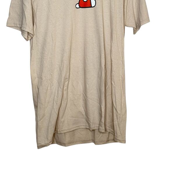 Hello Kitty By Sanrio Tan Rainbow Hello Kitty Graphic Short Sleeve T Shirt - Picture 5 of 6